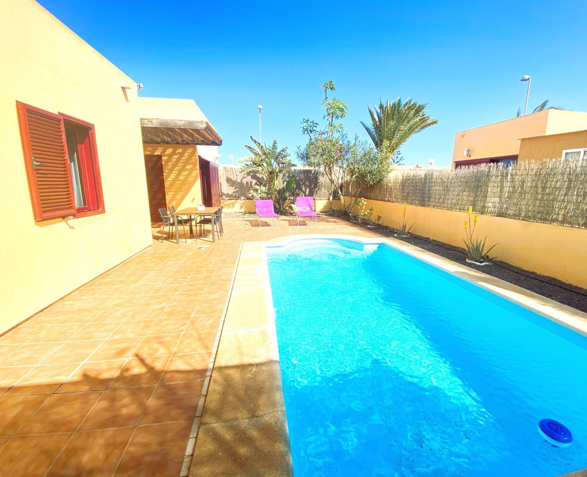 Villa Marlau Con Piscina Privada La Oliva Bagian luar foto