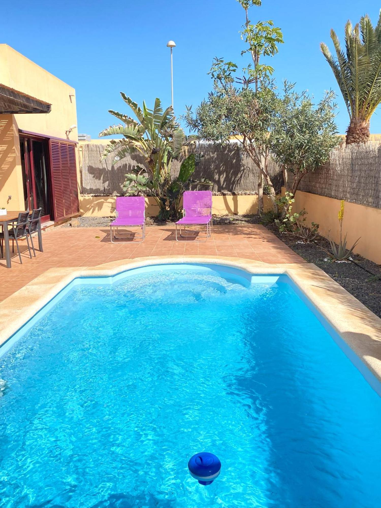 Villa Marlau Con Piscina Privada La Oliva Bagian luar foto